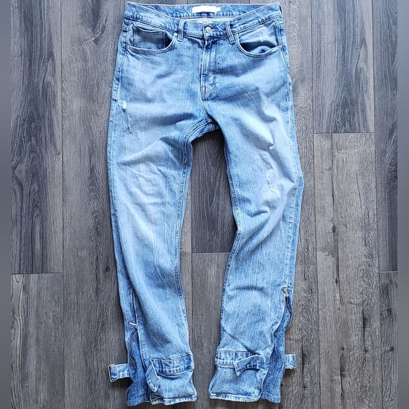 Hudson x Brandon Williams Jack Kick Flare Jeans - Picture 1 of 7